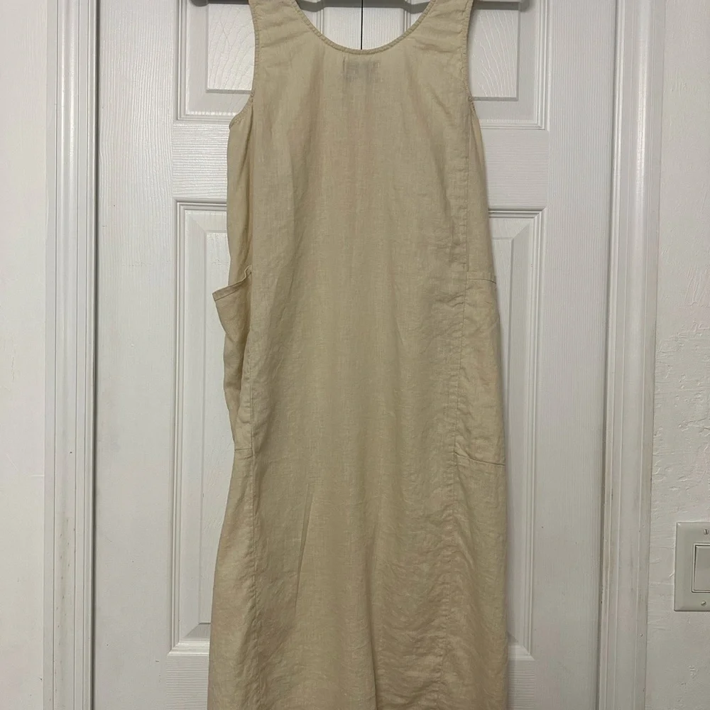 Khaki button‎ down maxi dress